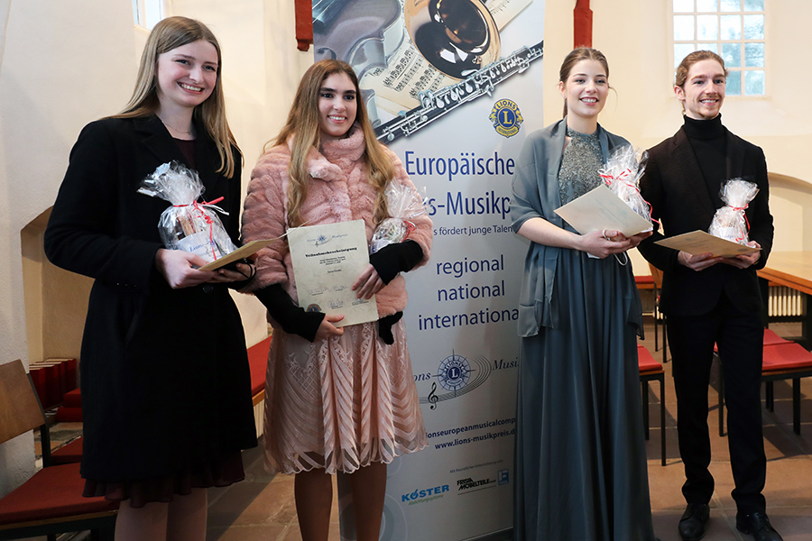 Preisträgerinnen und Preisträger des LIONS-Jugendmusikpreises 2022